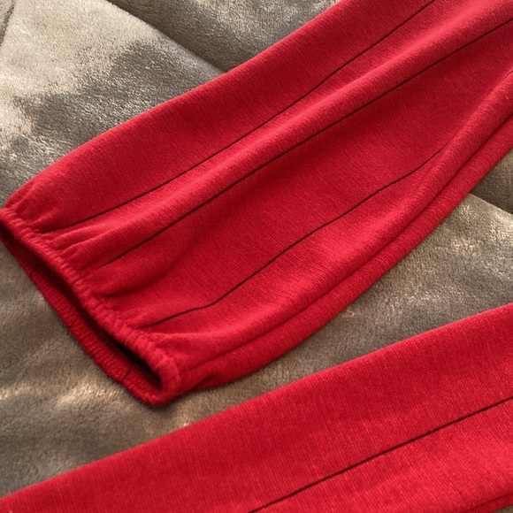 Bershka Red Stripped Romper - Picture 4 of 8